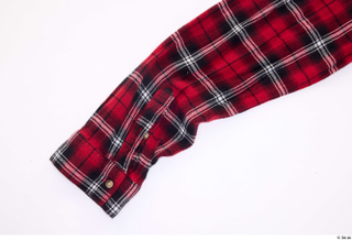 Hanane Clothes  327 casual clothing red plaid knotted flannel…